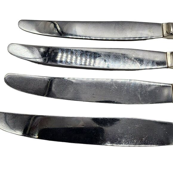 Oneida Community Dinner Knives Bridal Wreath Tudor Plate Silver Plate Set Of 4 - Picture 3 of 6